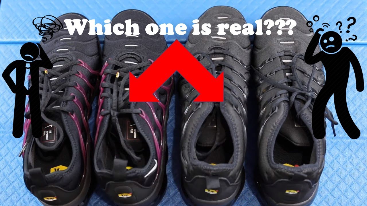 Fake vs Real Nike Vapormax Plus