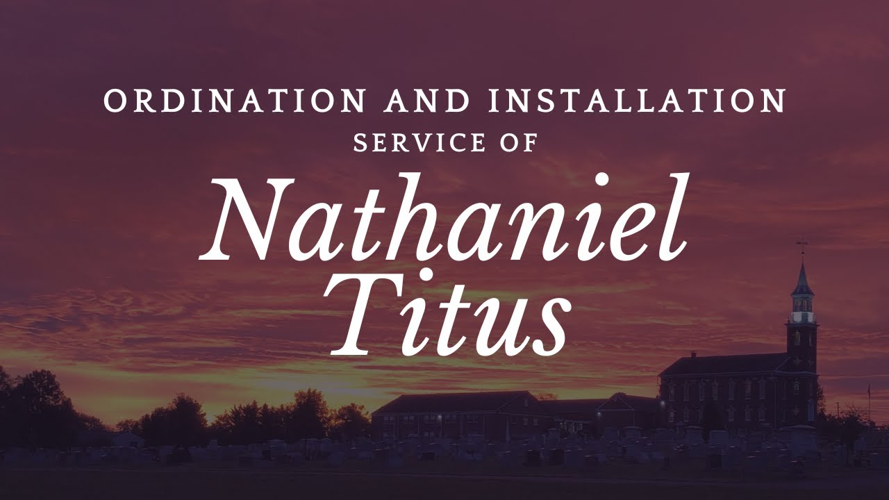 Ordination and Installation Service