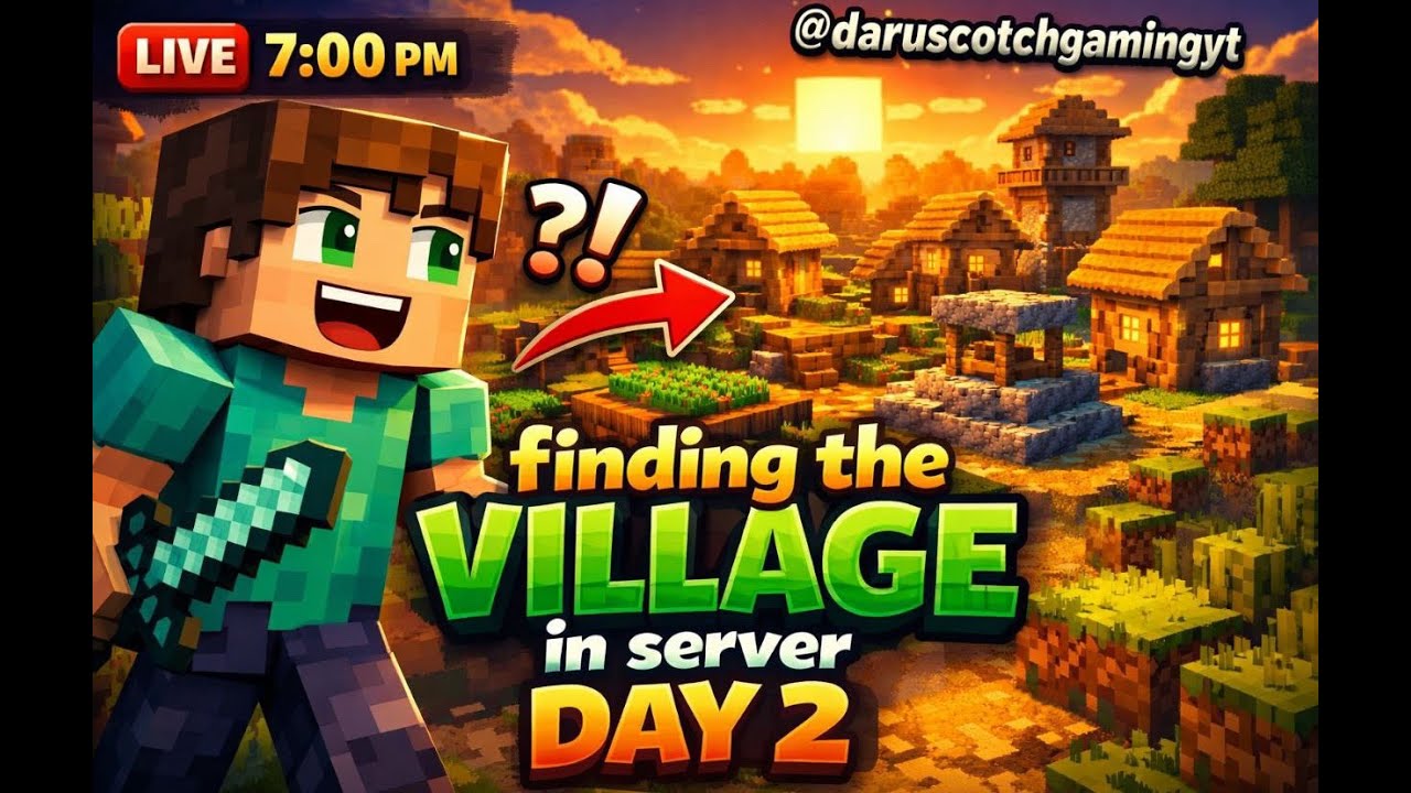 MINECRAFT STREAM DAY-27 👾| DARU大 SCOTCH GAMING YT