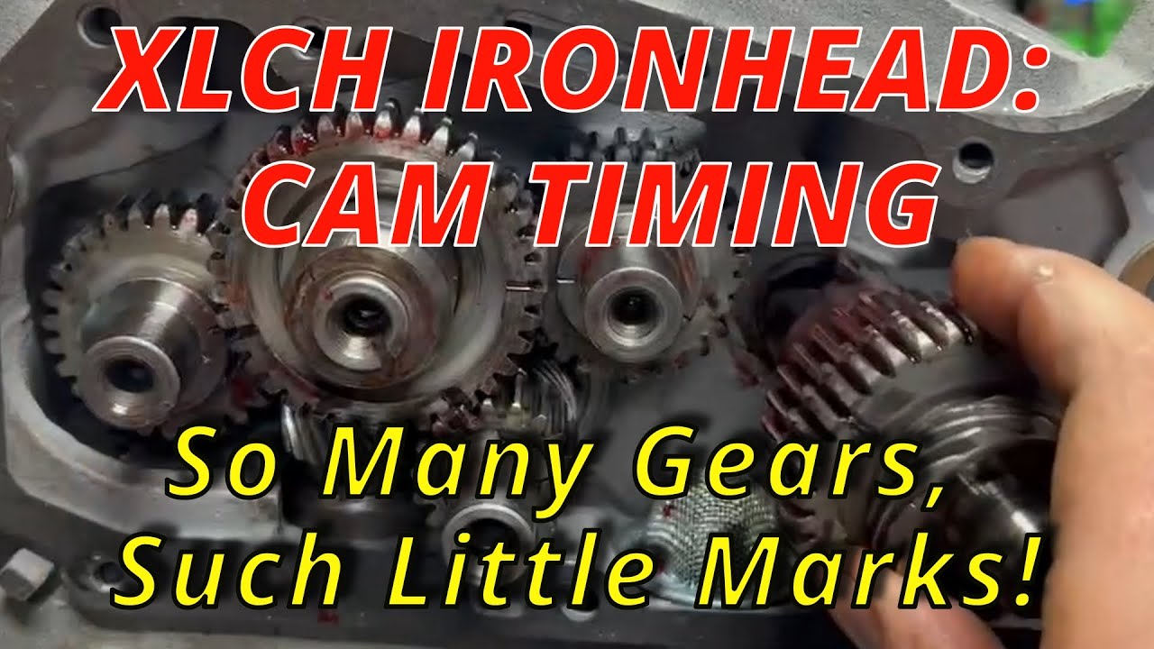 1972 XLCH Ironhead:  Camshaft Timing and Cam Cover Final Assembly