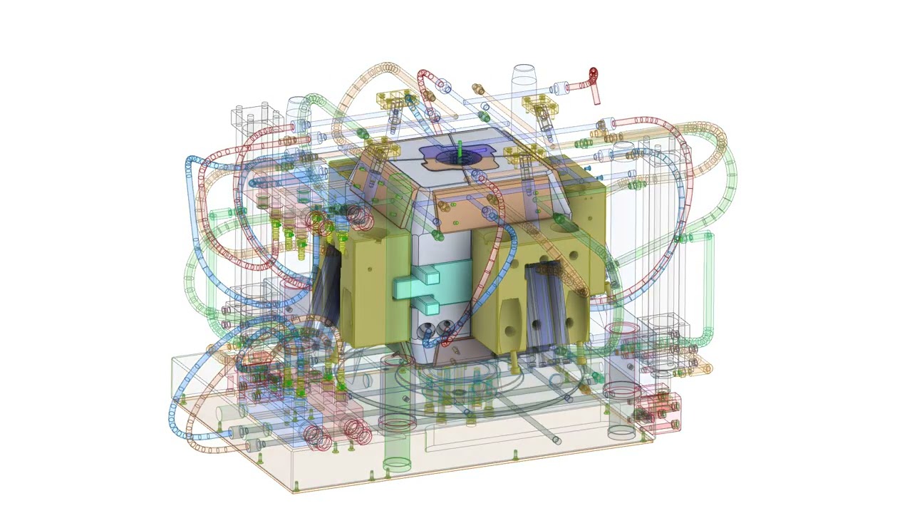 Structural design case of injection mold 注塑模具设计 2