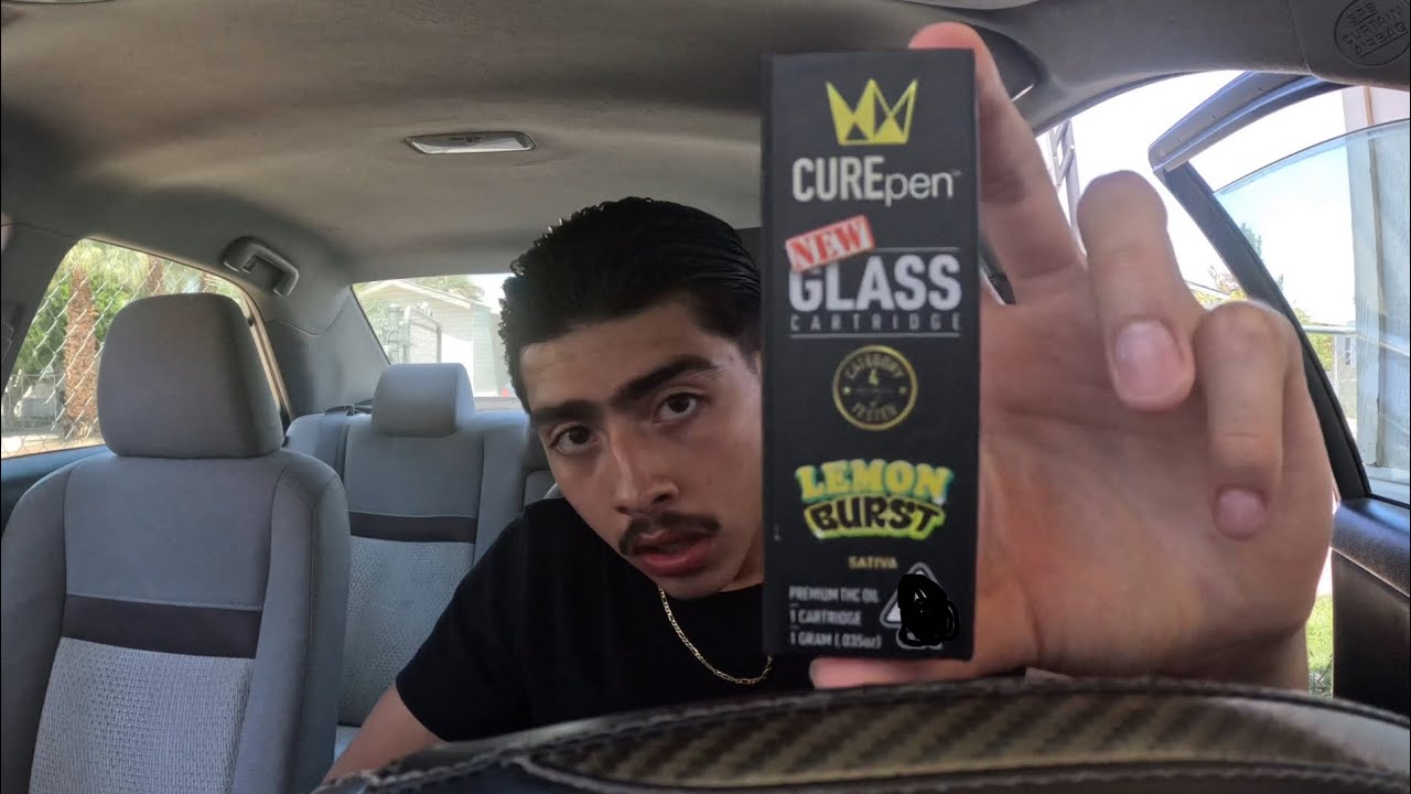 CUREpen NEW GLASS CART-LEMON BURST🍋😮&zwj;💨⛽️