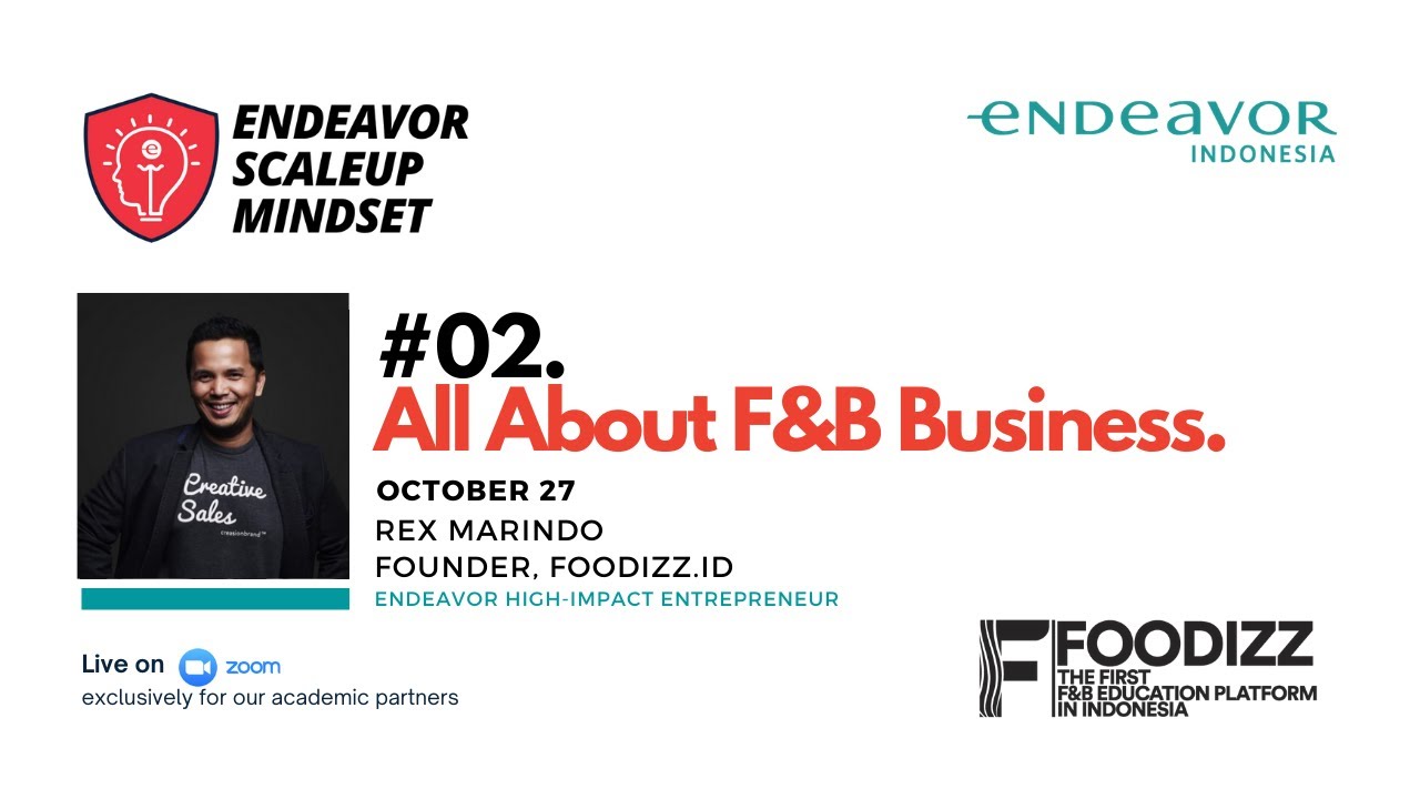 #02 All About F&B Business with Rex Marindo of Foodizz.id