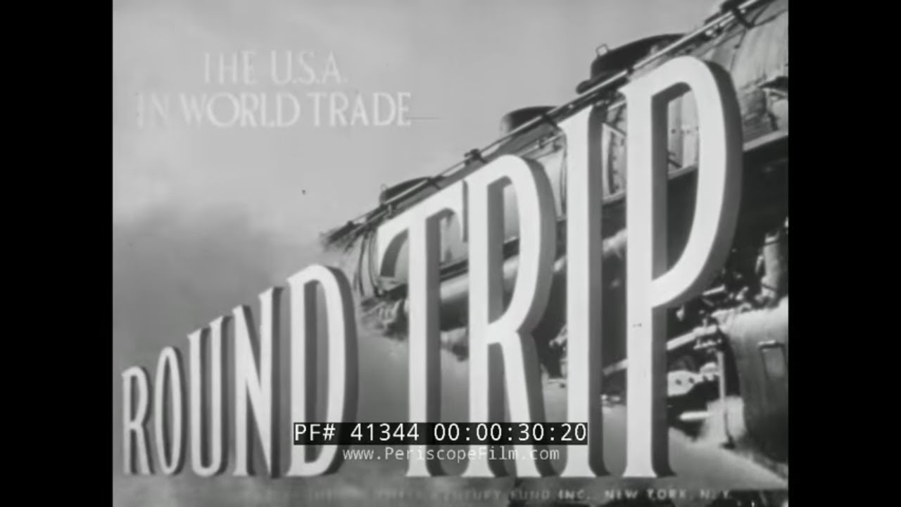 UNITED STATES AND WORLD TRADE  1950s INTERNATIONAL FREE TRADE & ECONOMICS  MOVIE 41344
