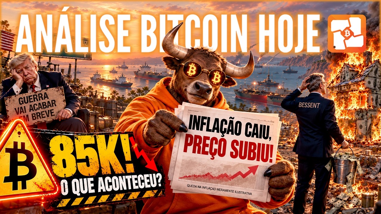 💥BITCOIN HOJE: 85K! SANTA CEIA DE I.A., GUERRA, INFLA&Ccedil;&Atilde;O E CRISE NOS T&Iacute;TULOS AMERICANOS! E AGORA?