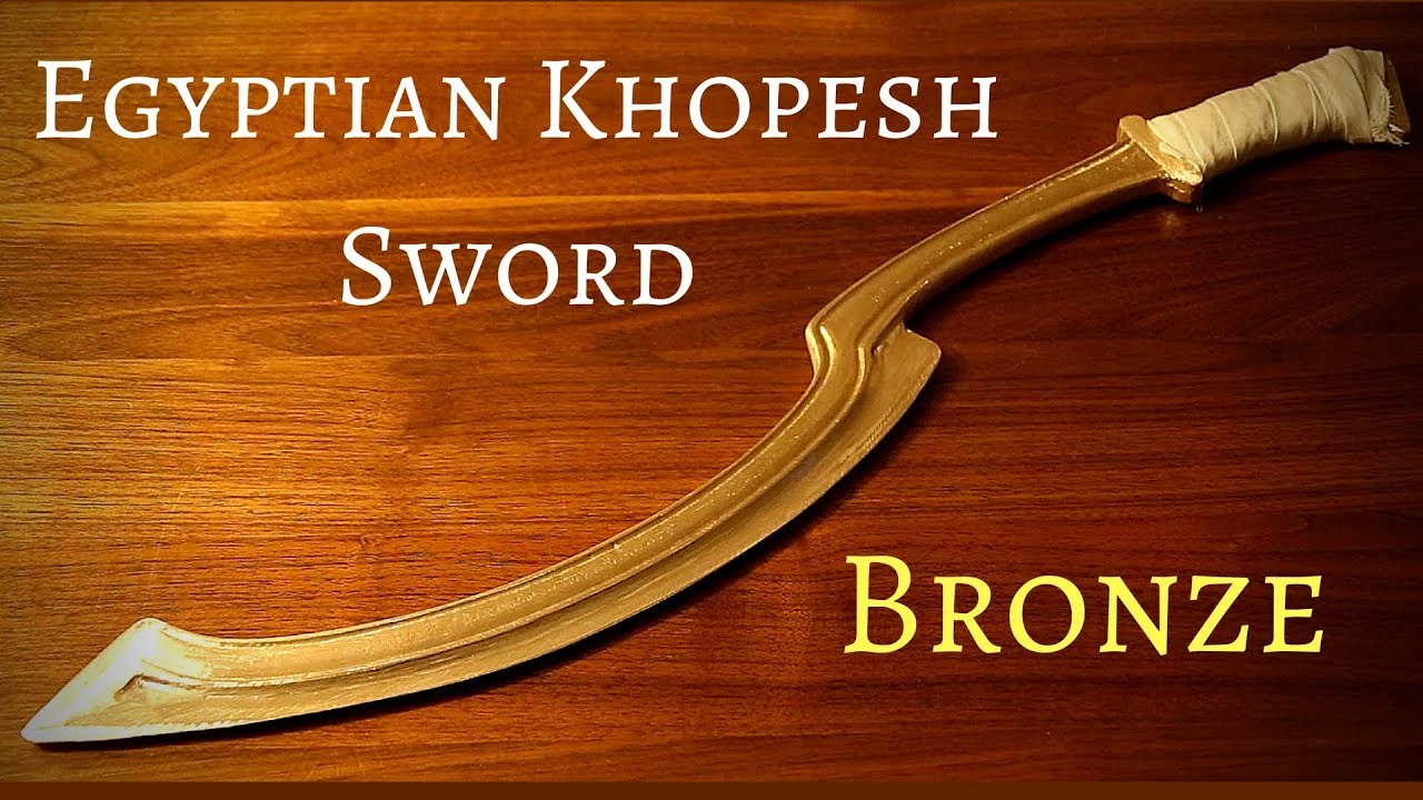 Making an Egyptian Bronze age Khopesh Sword (King Tut's Sword)