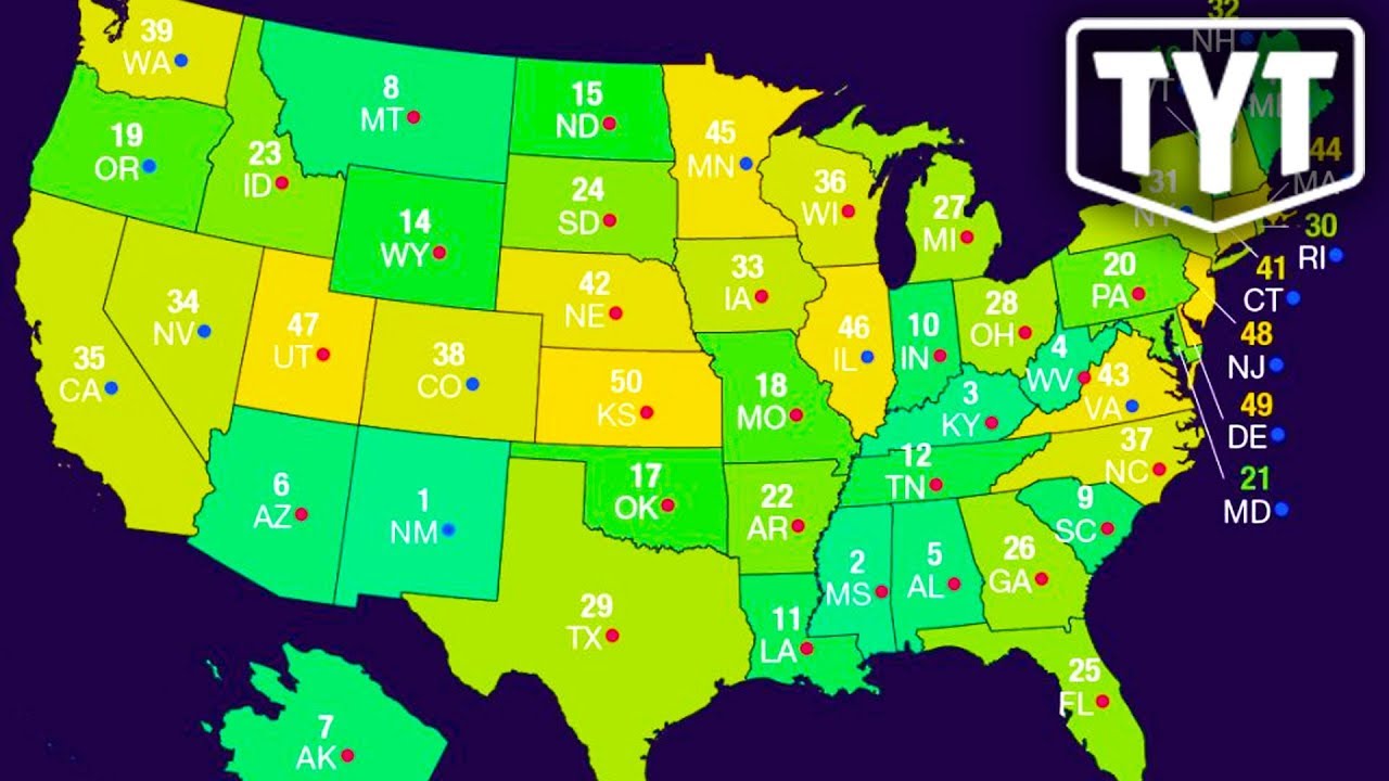 STUDY: Red States Depend Heavily On Blue States