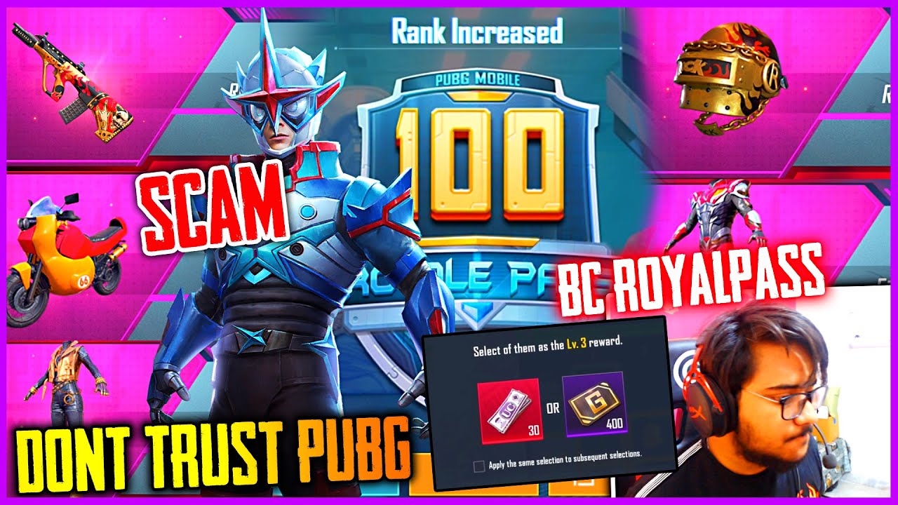 SEASON 13 ROYALPASS - 100RP PUBG MOBILE