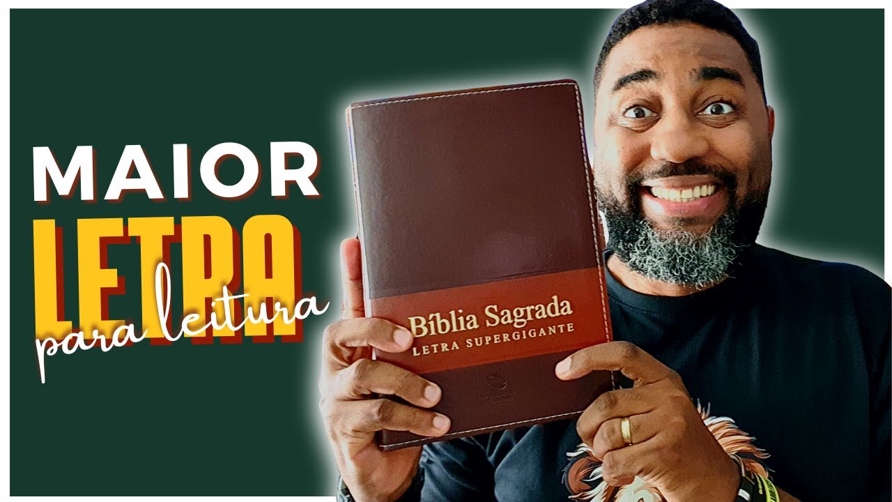 👑Bíblia Sagrada LETRA SUPERGIGANTE - A MAIOR LETRA entre as Bíblias | Flávio Sacramento