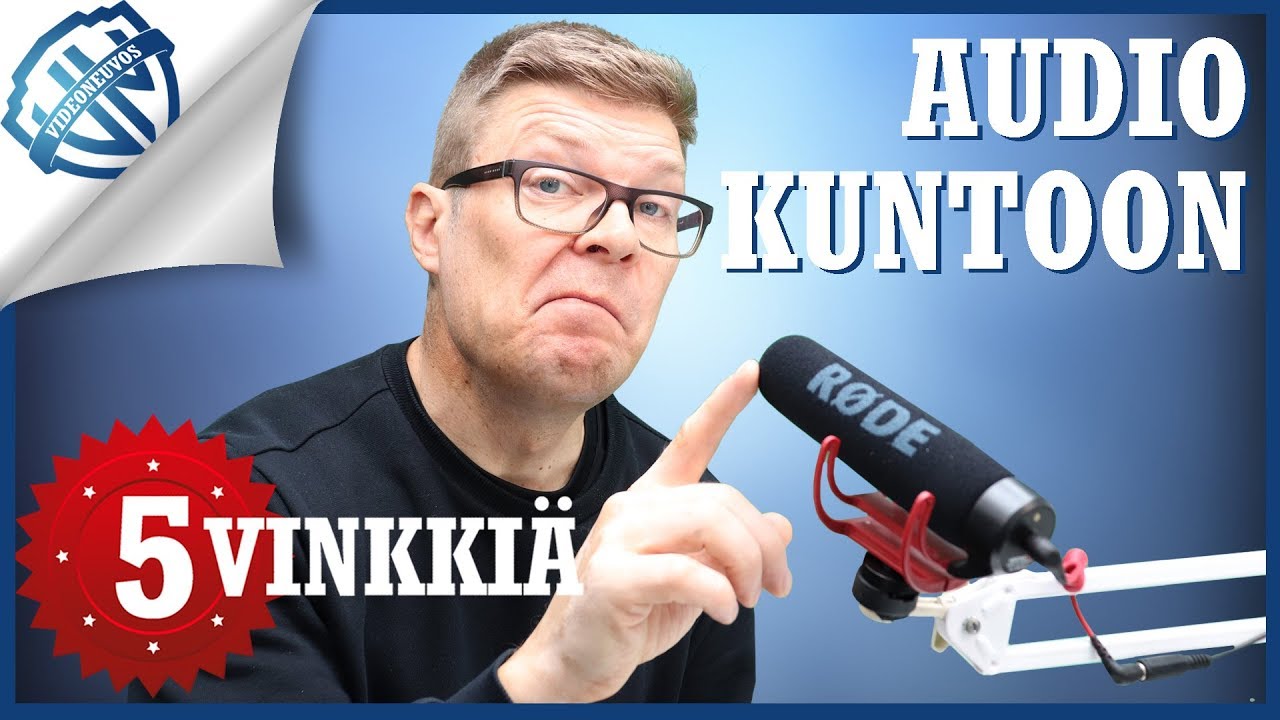 Videon äänen tallennus - vaihtoehtoja ja 5 vinkkiä
