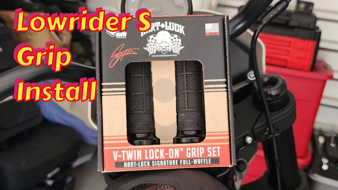 Harley Davidson ODI Hart Luck Lock On Grip Install.#harleydavidson #harley