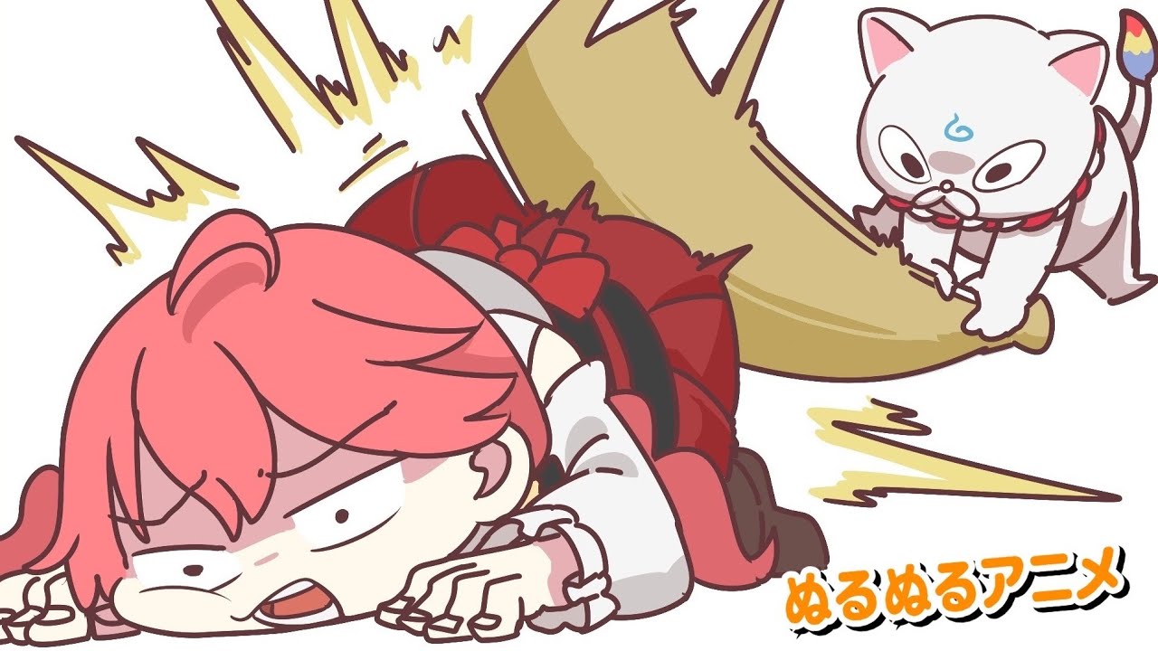 みこち対35P！！配信後の殴り合い！？【手描き切り抜き /  さくらみこ  /  ホロライブ】