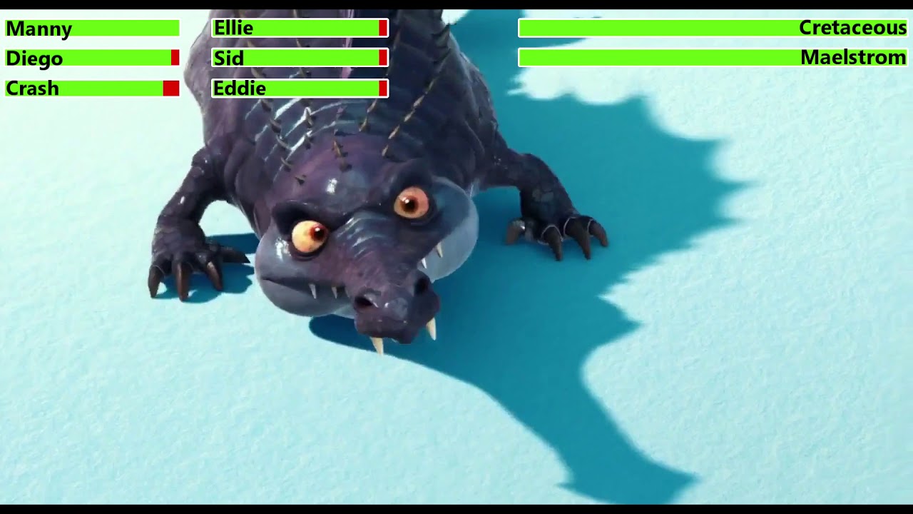 The Herd vs. Cretaceous & Maelstrom with healthbars
