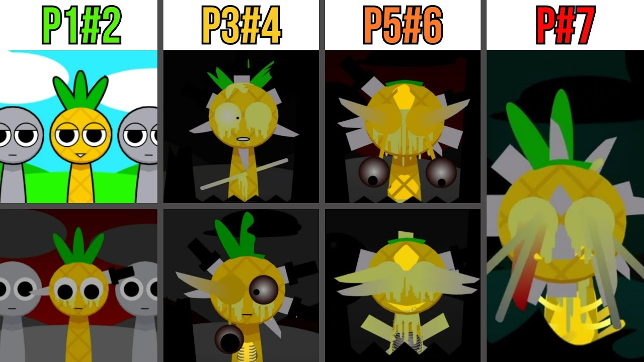 Phases 1-7 in Incredibox Frunki Definitive!