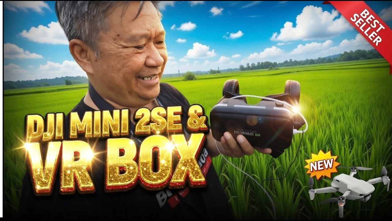 DJI MINI 2 SE PAKAI VR BOX INI YANG TERJADI