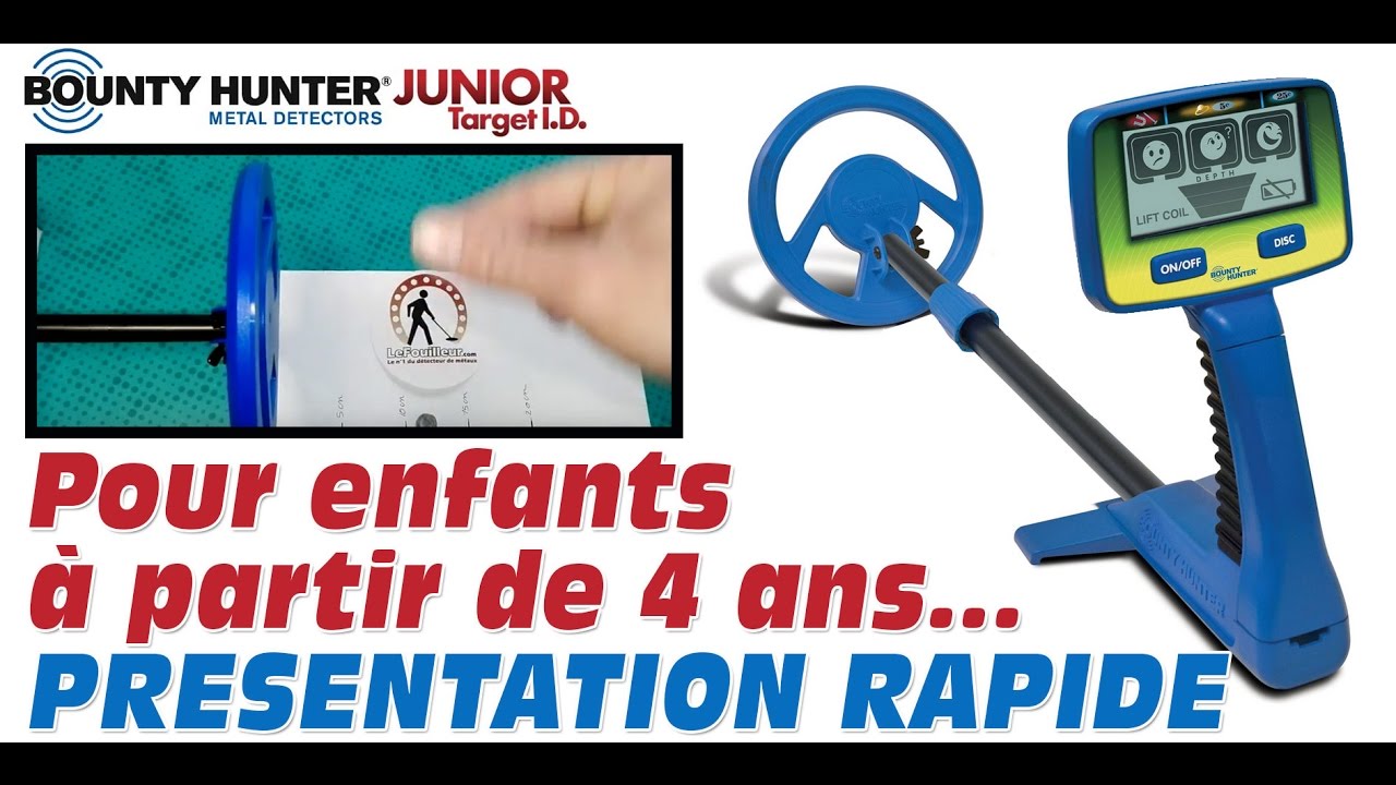 Présentation du détecteur Bounty Hunter Junior ID