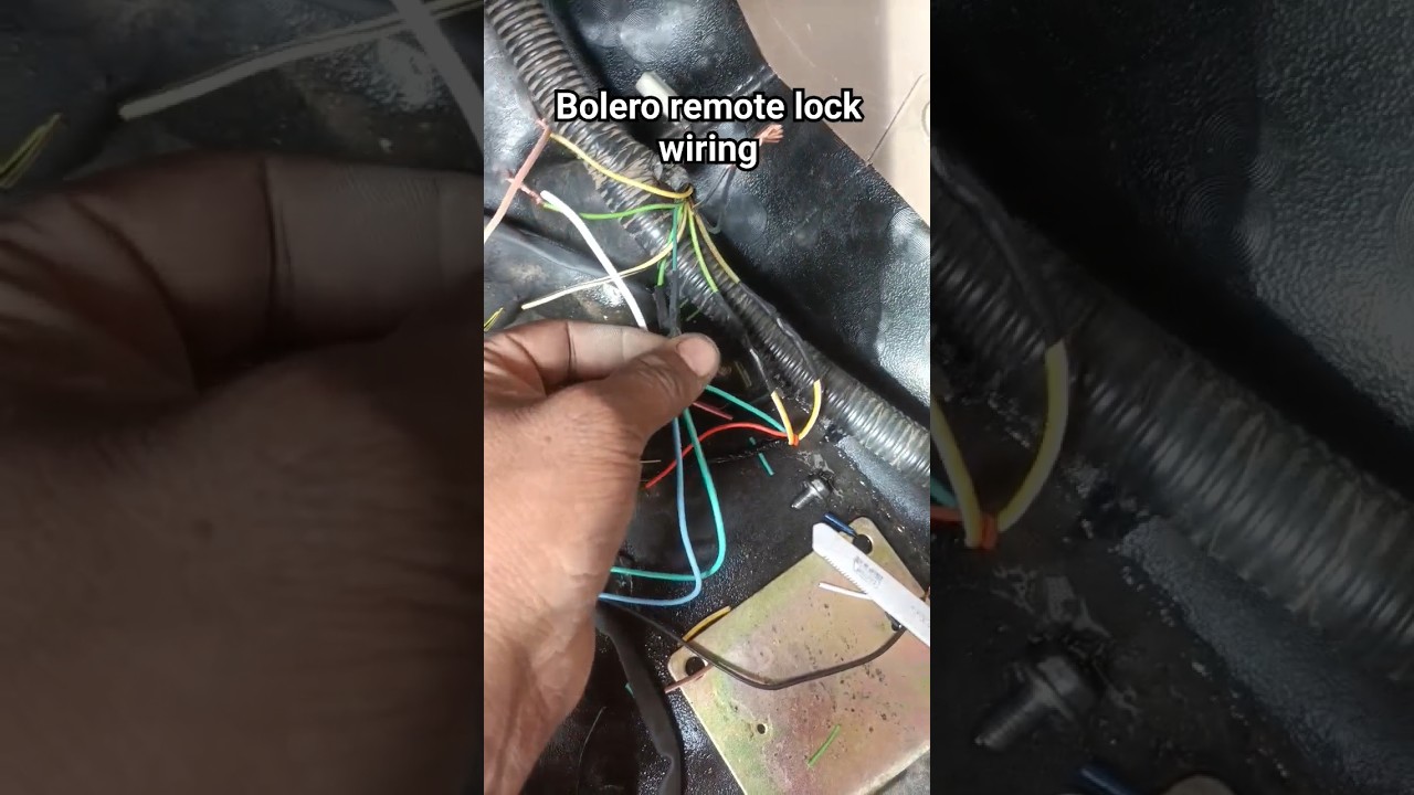 Bolero remote lock wiring #delhi #carremote #mahendra #jalna car makeup