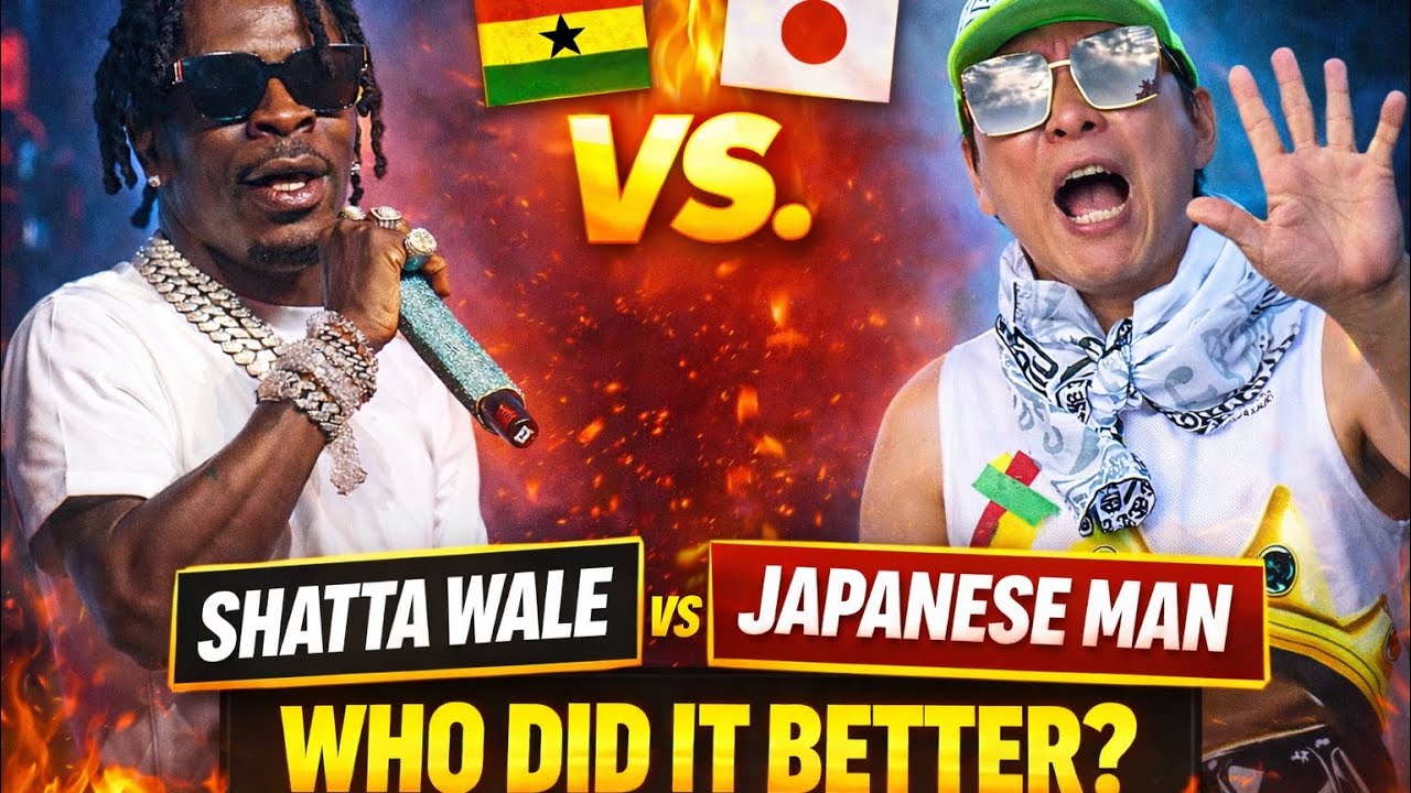 Unbelievable! Japanese Fan Goes Head-to-Head With Shatta Wale on “Obaake” song 😳who won ?