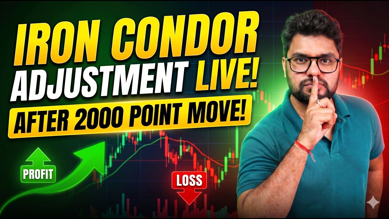 MANAGING 2000 POINT MOVE | IRON CONDOR ADJUSTMENT | OPTION SELLING