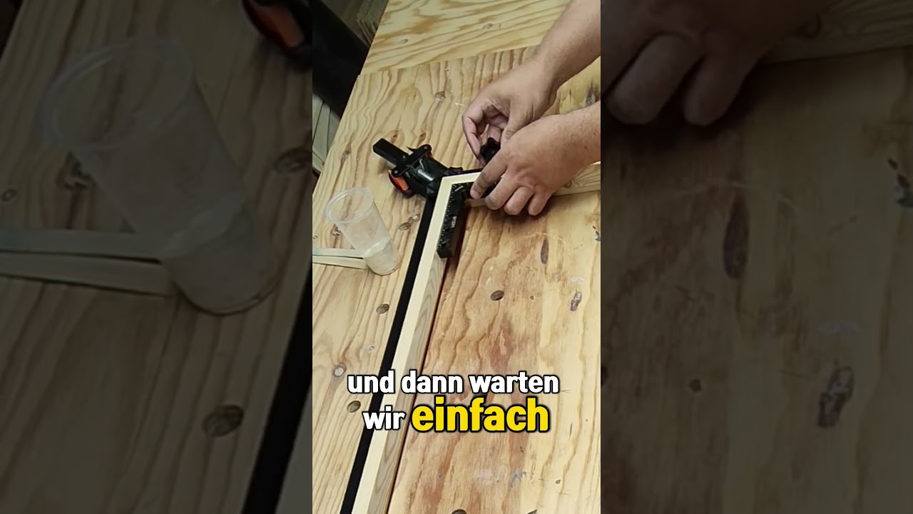 🔨 WOW! Diesen Holzrahmen kannst du selbst bauen #diy #wood
