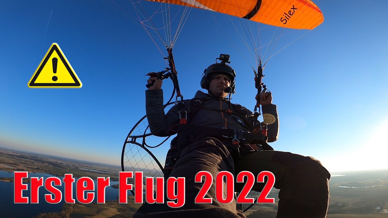 Erster Motorschirm Flug 2022 - Paramotor - Mikroabenteuer
