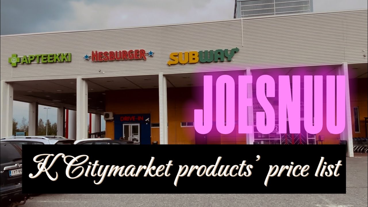 K Citymarket Joensuu(Grocery Store)| Life In Joensuu| Daily Updates of Living In Joesnuu Finland🇫🇮🩷