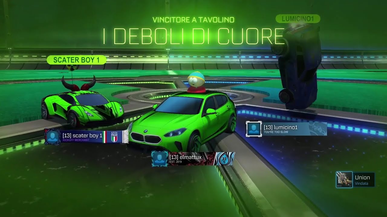 TORNEO ROCKET LEAGUE CON 2 SCAPPATI DI CASA