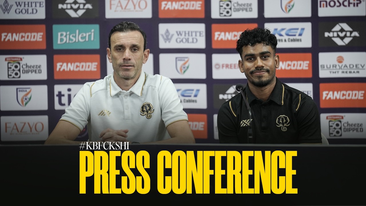 #KBFCKSHI | Pre-Match Press Conference: David Catala & Vibin Mohanan | Kochi | ISL 2025/26