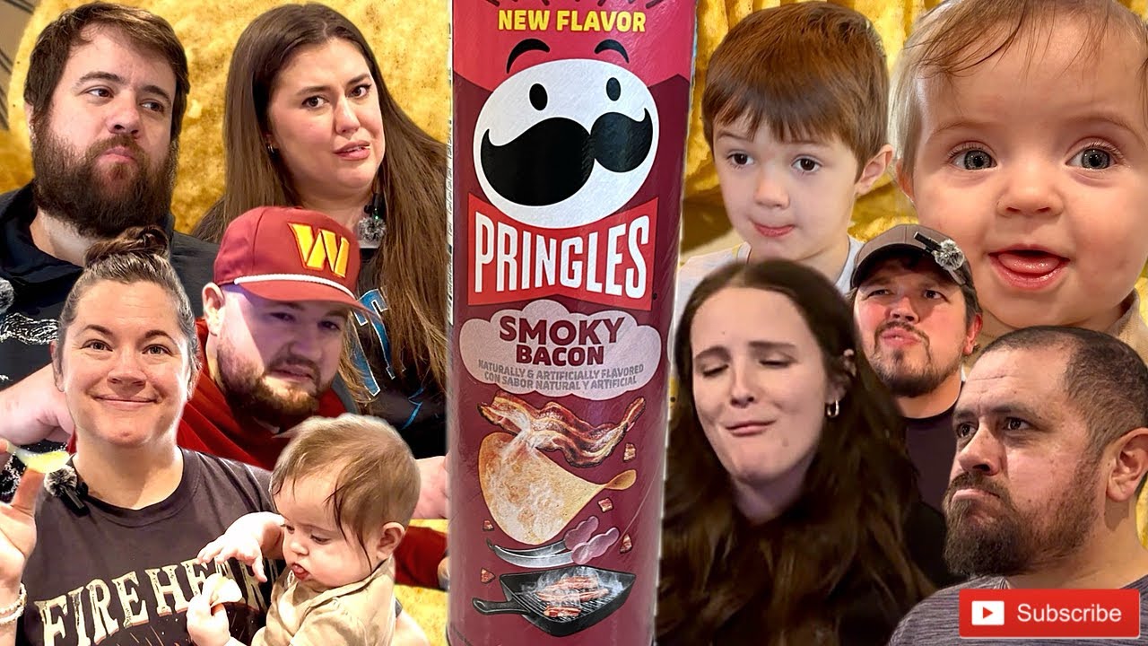 НОВЫЙ ВКУС! PRINGLES | Копченый бекон | Дегустация и отзыв!