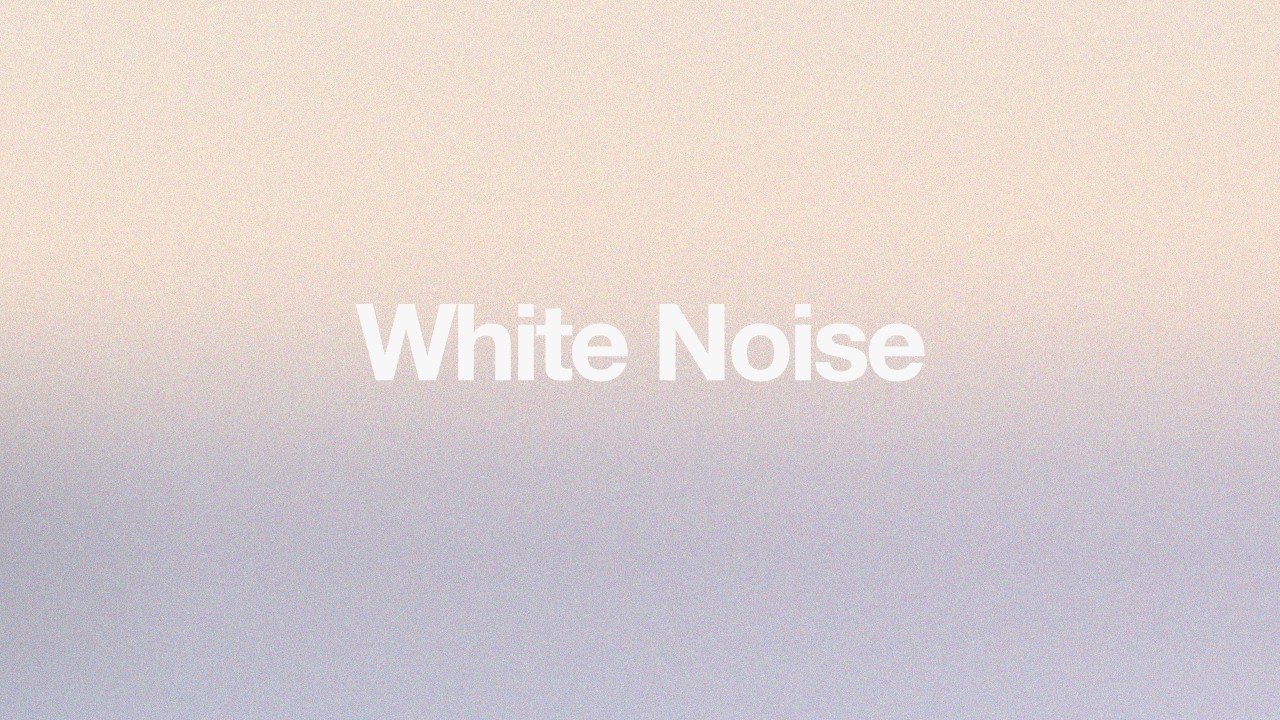 White Noise for Deep Sleep – 10 Hours (Black Screen)