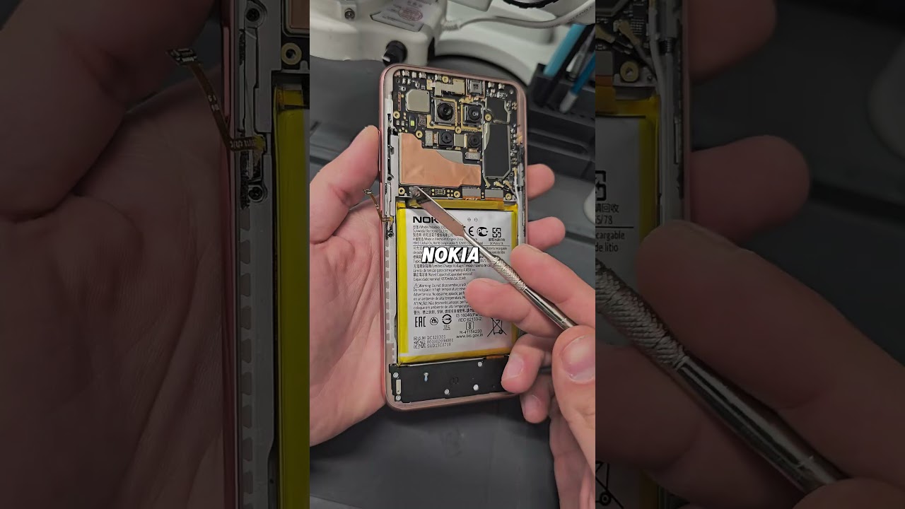 Nokia X20 Battery Replacement ( Inflated Battery ) #nokia #phonerepair
