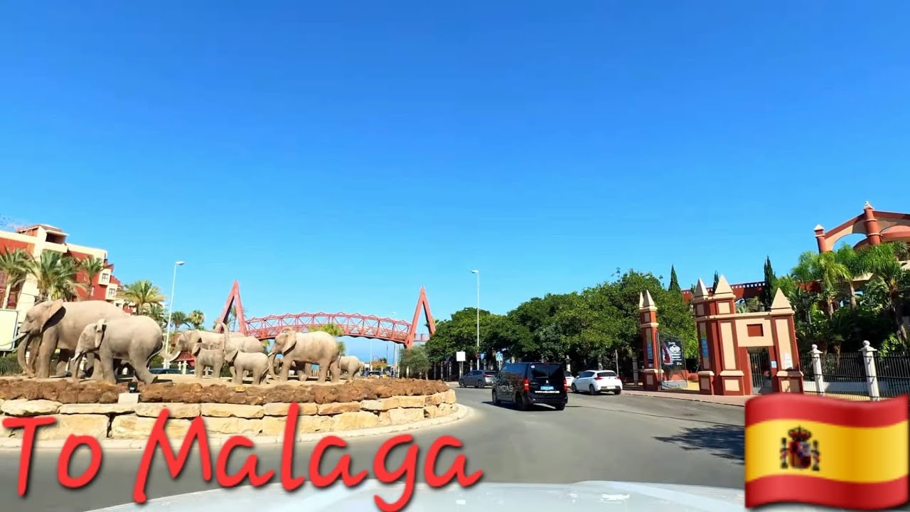 Driving to Malaga Spain
