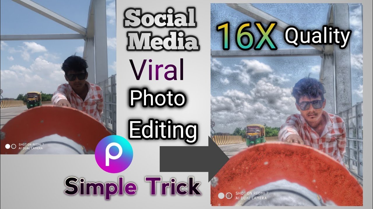 || 16K HDR Quality Photo Editing Tutorial || Instagram Viral Photo Editing || #picsart #photoediting