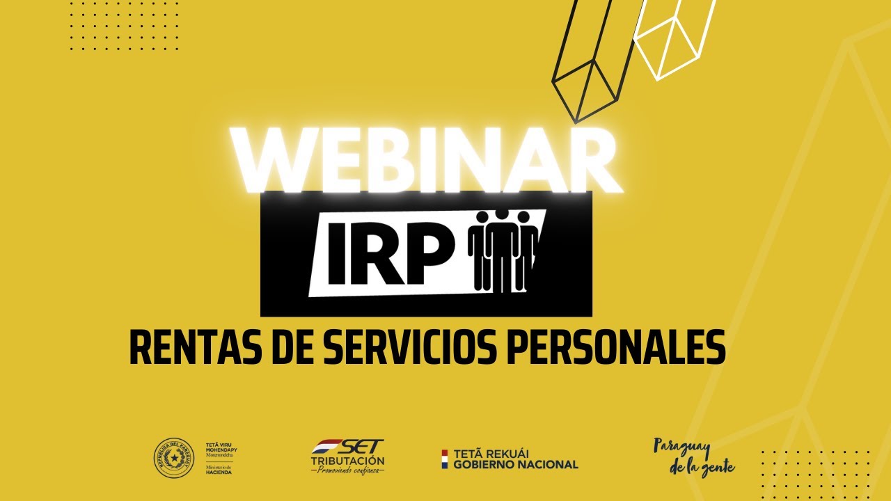 Webinar IRP Renta de Servicios Personales
