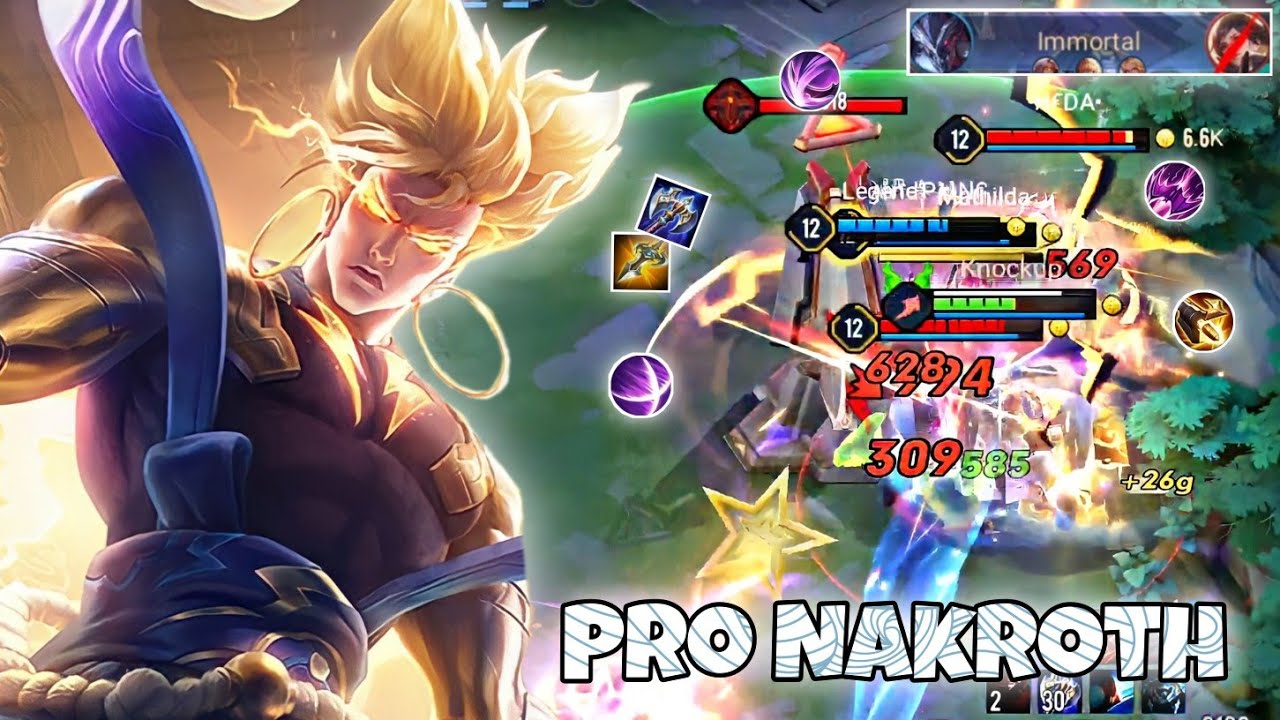 Nakroth Jungle Pro Gameplay | God Tier Combo Nakroth + Aya | Arena of Valor | Li&ecirc;n Qu&acirc;n mobile | COT