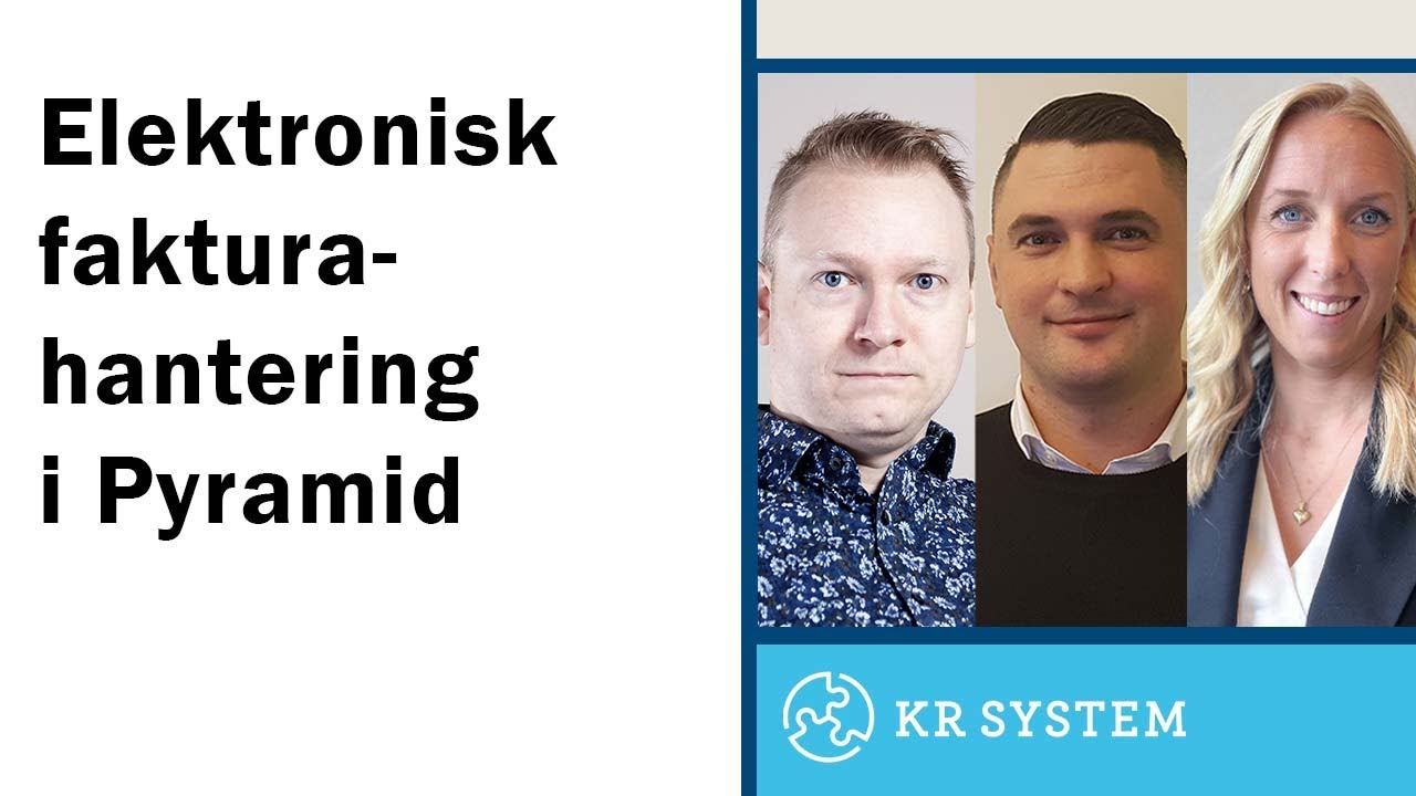 KR System webbinar Elektronisk fakturahantering (2025)