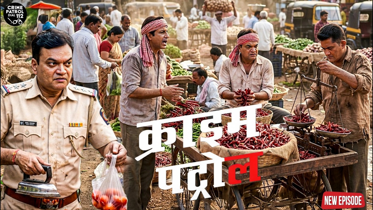 सब्जी मंडी में छुपा कातिल को पकड़ने के लिए पुलिस वालों ने भेष बदल बेची मिर्चियां || Crime Patrol ||