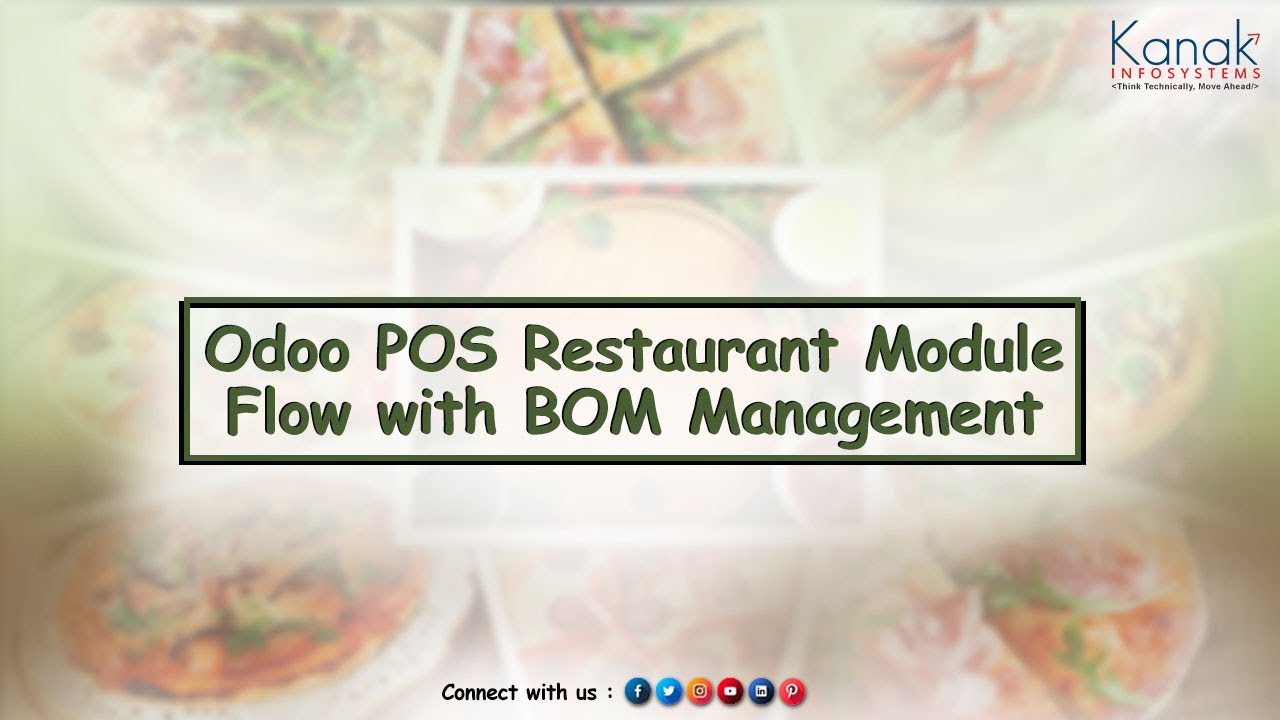 Odoo POS Restaurant Module Flow with BOM Management