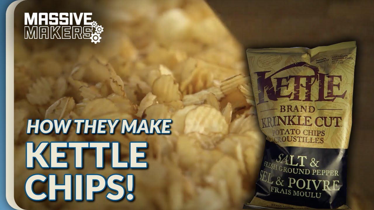 Kettle Chips Crinkle Cut Production! | Food Factory