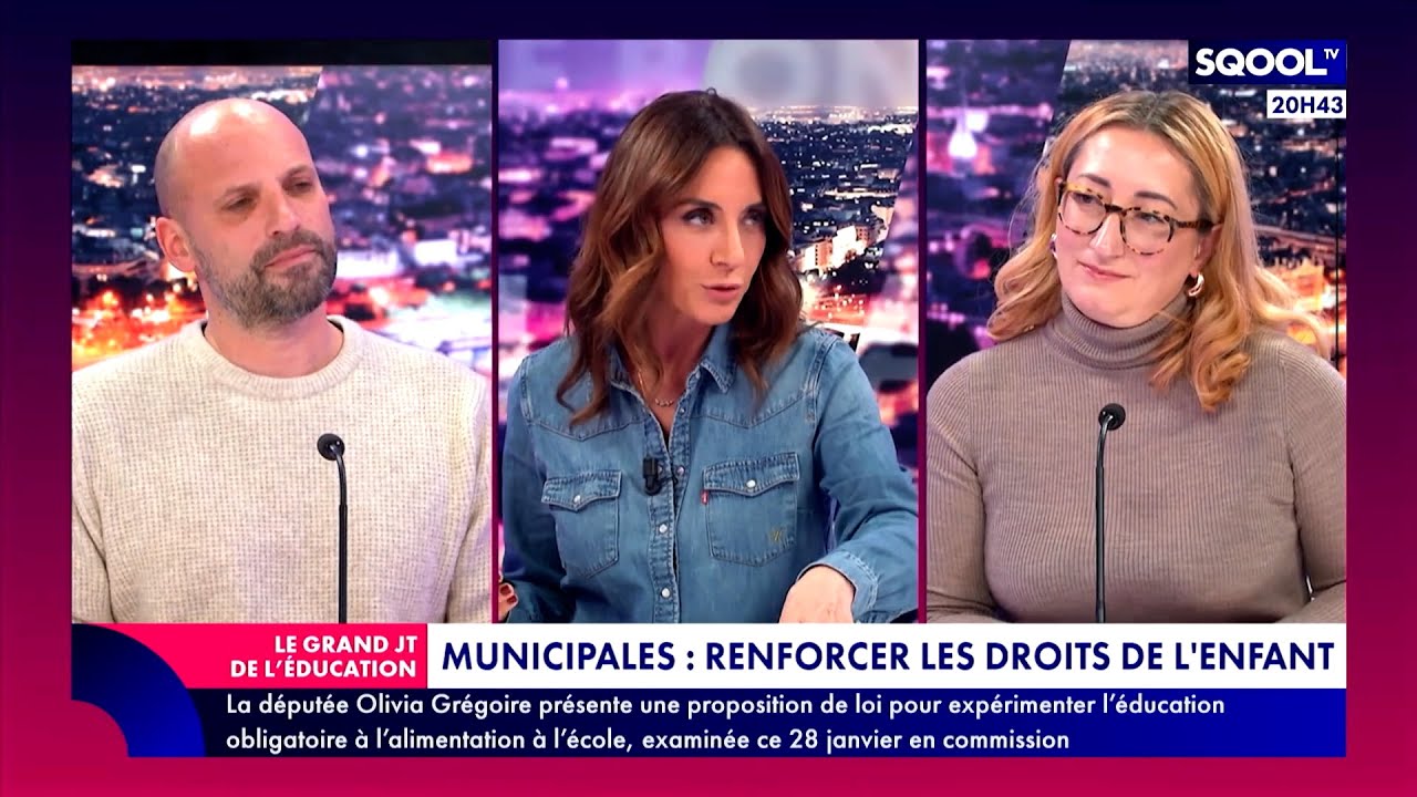 Le Grand JT de l'Éducation (29/01/2026) - Municipales : renforcer les droits de l'enfant
