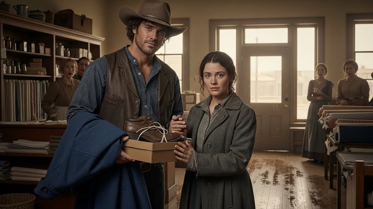 She Was Mocked For Her Torn Shoes And Thin Coat, A Cowboy Bought Her New Ones And A Future