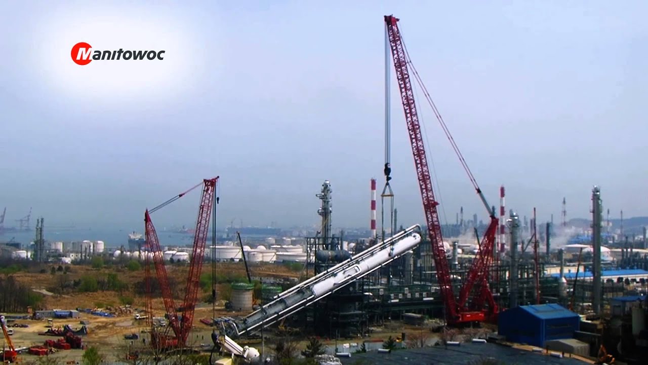 Manitowoc Crawler Lift Time Lapse