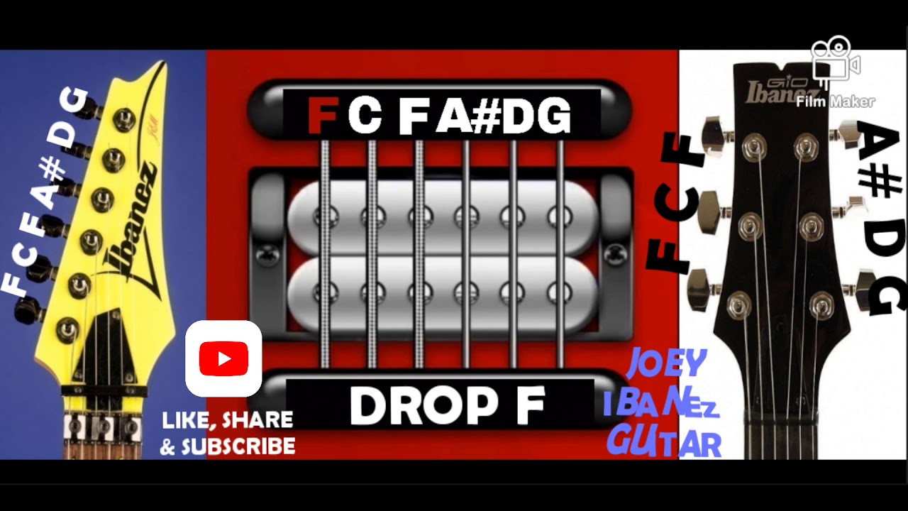 6 Strings DROP F TUNING (F-C-F-A#-D-G)