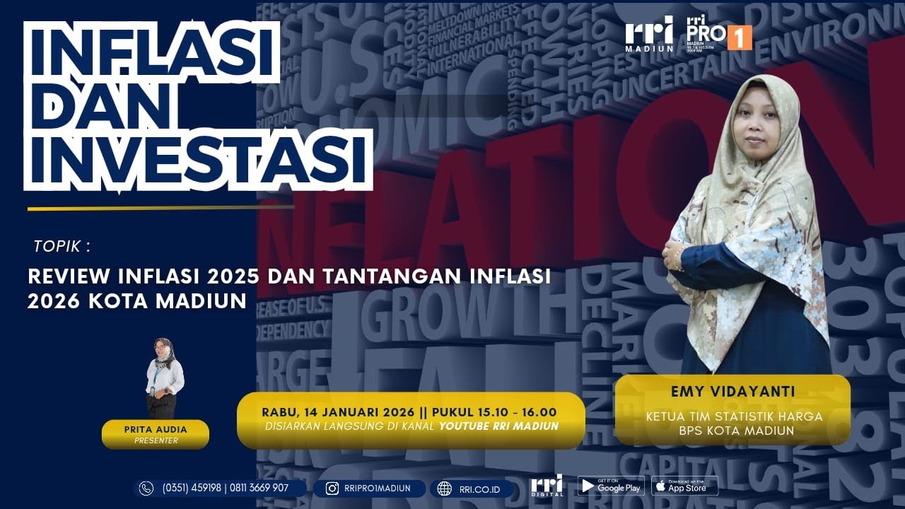 INFLASI DAN INVESTASI || "REVIEW INFLASI 2025 DAN TANTANGAN INFLASI 2026 KOTA MADIUN"
