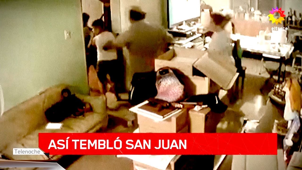 Se registró un terremoto de 6,4 grados en la escala Richter en San Juan