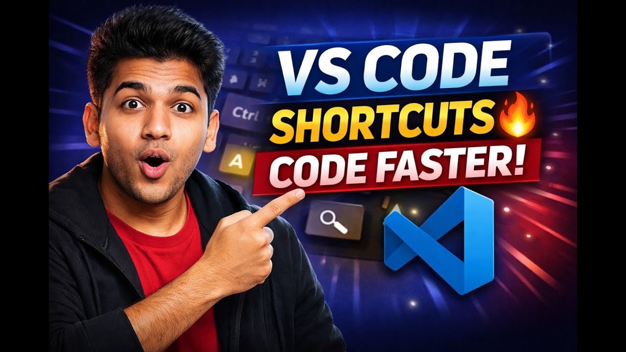 Master VS Code Shortcuts in Minutes | Boost Your Coding Speed 🚀
