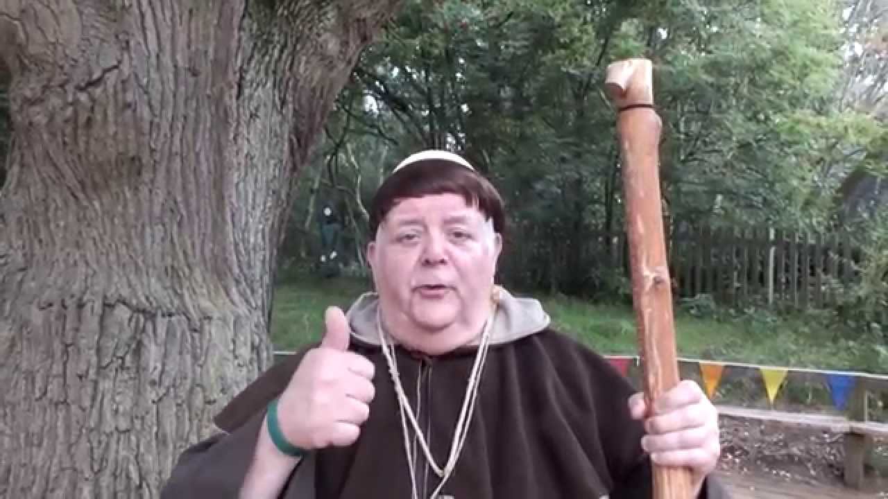 Friar Tuck at Robin Hood Festival 2015