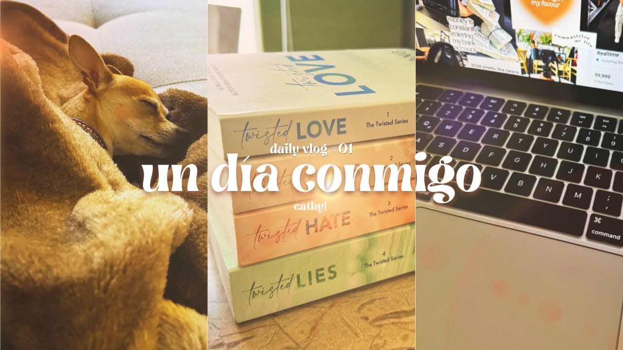 UN DÍA CONMIGO: decoramos mi escritorio y hablamos sobre libros (MI PRIMER VLOG)