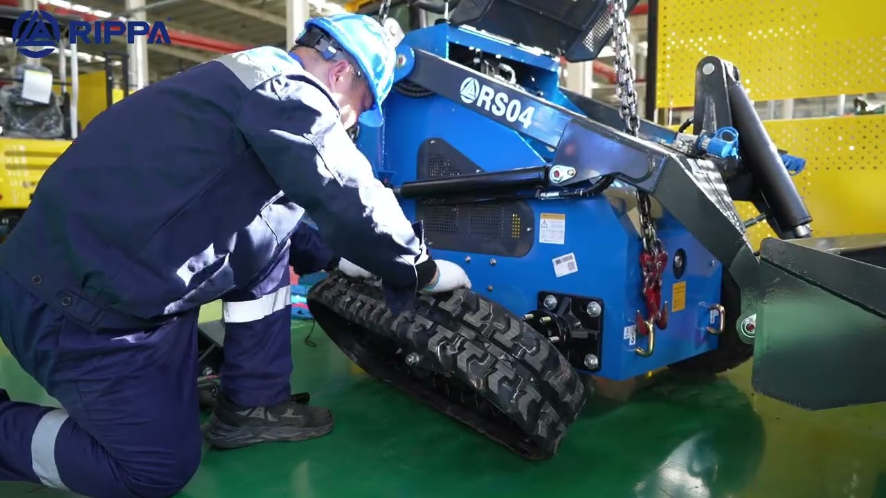 Rippa RS04 Mobility Upgrade: Easy Modular Walking System Replacement On Site#rippa #skidsteer