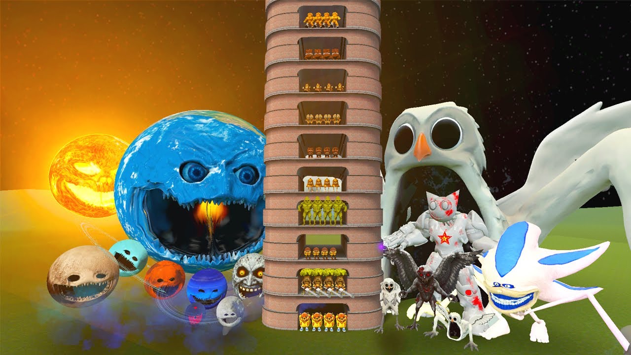 TALLGRASS LITTLE TO BIG ALL EARTH WOKE UP VS ALL OWL 99 NIGHTS IN THE FOREST  PHASE 1 - 10 in GMod!